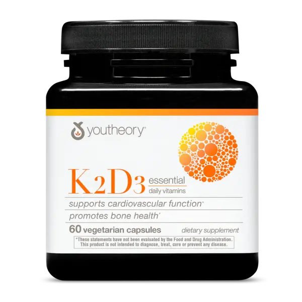 YOUTHEORY K2D3 ESSENTIAL DAILY VITAMINS